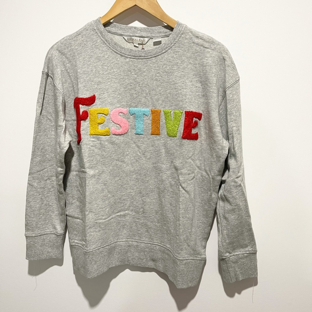 Festive holiday sweatshirt